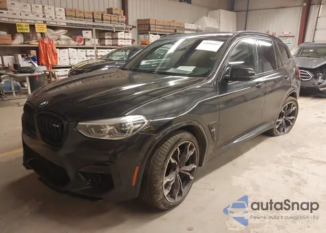 2020 BMW X3 M Competition from USA, damaged, VIN 5YMTS0C06LLA57951
